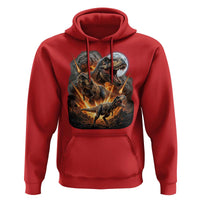 Funny Dinosaur Meteorite Strike Hoodie Epic Paleontology Gift