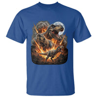 Funny Dinosaur Meteorite Strike T Shirt Epic Paleontology Gift