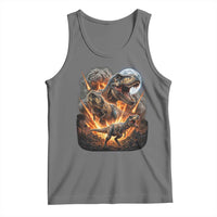 Funny Dinosaur Meteorite Strike Tank Top Epic Paleontology Gift