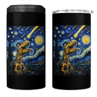 Dinosaur Starry Night Meteor Shower 4 in 1 Can Cooler Tumbler Astronomy Lover Gift