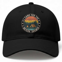 I Came For The Meteor Shower Baseball Cap Stargazer Camping Gift