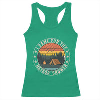 I Came For The Meteor Shower Racerback Tank Top Stargazer Camping Gift
