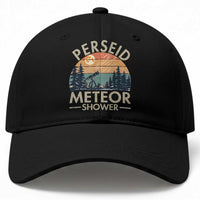Perseid Meteor Shower Baseball Cap Vintage Astronomy Lover