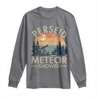 Perseid Meteor Shower Long Sleeve Shirt Vintage Astronomy Lover
