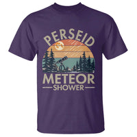 Perseid Meteor Shower T Shirt Vintage Astronomy Lover