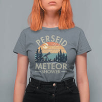 Perseid Meteor Shower T Shirt For Women Vintage Astronomy Lover