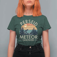 Perseid Meteor Shower T Shirt For Women Vintage Astronomy Lover