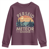 Perseid Meteor Shower Youth Sweatshirt Vintage Astronomy Lover
