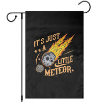 Funny Skull Meteorite Garden Flag Just A Little Meteor