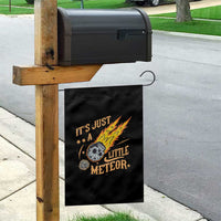 Funny Skull Meteorite Garden Flag Just A Little Meteor