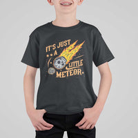 Funny Skull Meteorite T Shirt For Kid Just A Little Meteor