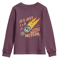 Funny Skull Meteorite Youth Sweatshirt Just A Little Meteor
