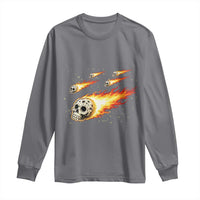 Skull Meteorite Long Sleeve Shirt Deep Space Asteroid Meteor Shower