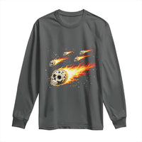 Skull Meteorite Long Sleeve Shirt Deep Space Asteroid Meteor Shower