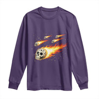 Skull Meteorite Long Sleeve Shirt Deep Space Asteroid Meteor Shower
