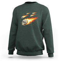 Skull Meteorite Sweatshirt Deep Space Asteroid Meteor Shower