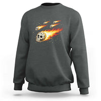 Skull Meteorite Sweatshirt Deep Space Asteroid Meteor Shower