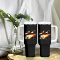 Skull Meteorite Tumbler With Handle Deep Space Asteroid Meteor Shower
