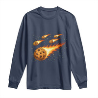 Cookie Meteor Shower Long Sleeve Shirt Funny Space Dessert