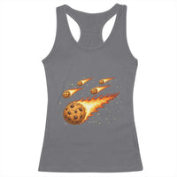 Cookie Meteor Shower Racerback Tank Top Funny Space Dessert