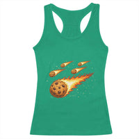 Cookie Meteor Shower Racerback Tank Top Funny Space Dessert