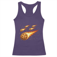 Cookie Meteor Shower Racerback Tank Top Funny Space Dessert