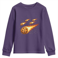 Cookie Meteor Shower Youth Sweatshirt Funny Space Dessert