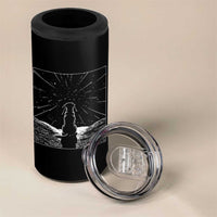 Meteor Shower Science Gift 4 in 1 Can Cooler Tumbler Dog Watching Stars