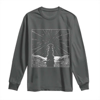Meteor Shower Science Gift Long Sleeve Shirt Dog Watching Stars