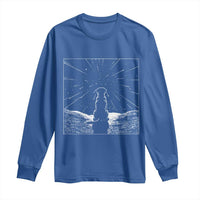 Meteor Shower Science Gift Long Sleeve Shirt Dog Watching Stars