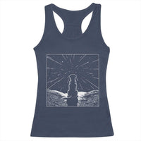 Meteor Shower Science Gift Racerback Tank Top Dog Watching Stars