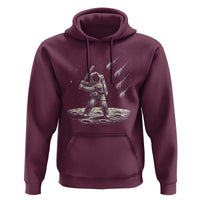 Funny Astronaut Smashing Meteors In Space Hoodie Astronomy Lover Gift