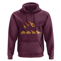 Funny Dino Chicken Nuggets Meteor Shower Hoodie Food Lover