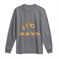 Funny Dino Chicken Nuggets Meteor Shower Long Sleeve Shirt Food Lover