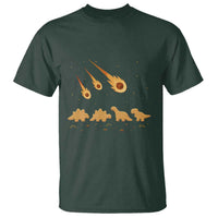 Funny Dino Chicken Nuggets Meteor Shower T Shirt Food Lover