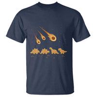 Funny Dino Chicken Nuggets Meteor Shower T Shirt Food Lover