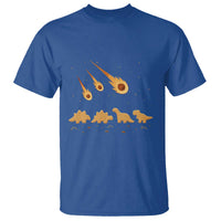 Funny Dino Chicken Nuggets Meteor Shower T Shirt Food Lover