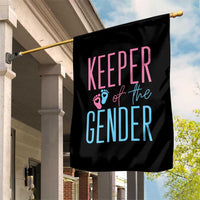 Funny Gender Reveal Party Garden Flag Keeper Of The Gender