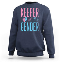 Funny Gender Reveal Party Sweatshirt Keeper Of The Gender