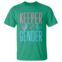 Funny Gender Reveal Party T Shirt Keeper Of The Gender