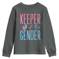 Funny Gender Reveal Party Youth Sweatshirt Keeper Of The Gender