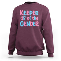 Funny Pregnancy Announcement Sweatshirt Keeper Of The Gender