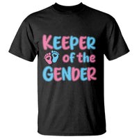 Funny Pregnancy Announcement T Shirt Keeper Of The Gender