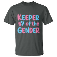 Funny Pregnancy Announcement T Shirt Keeper Of The Gender