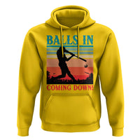 Funny BaseBall Lover Hoodie Balls In Coming Down - Wonder Print Shop