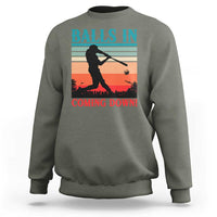 Funny BaseBall Lover Sweatshirt Balls In Coming Down - Wonder Print Shop