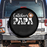 Catchers Papa Spare Tire Cover Funny Gift For Catcher Player - Wonder Print Shop