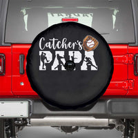 Catchers Papa Spare Tire Cover Funny Gift For Catcher Player - Wonder Print Shop