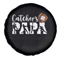 Catchers Papa Spare Tire Cover Funny Gift For Catcher Player - Wonder Print Shop