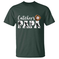 Catchers Papa T Shirt Funny Gift For Catcher Player - Wonder Print Shop